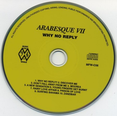 Arabesque VII - Why No Reply (1982)