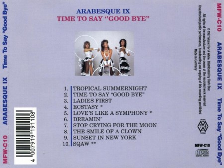 Arabesque IX- Time To Say Good Bye (1984)