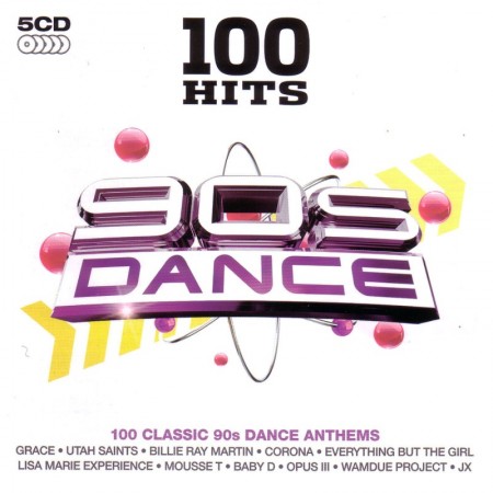 100 Hits 90s Dance (5 CD, 2010)