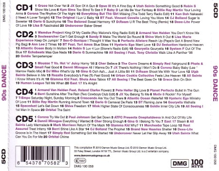 100 Hits 90s Dance (5 CD, 2010)