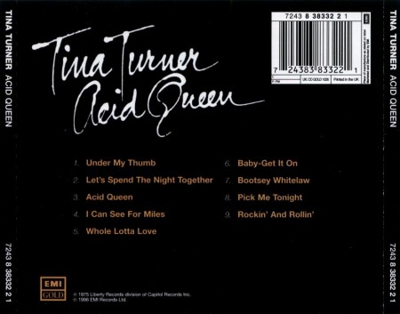 Tina Turner - Acid Queen (1975/2008)