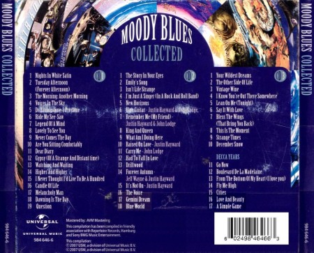 Moody Blues - Collected (3 CD, 2007)