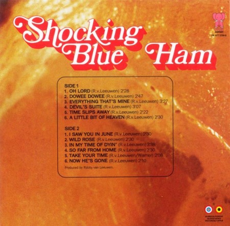 Shocking Blue - Ham (1973/2009)