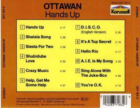 Ottawan - Hands Up (1984)