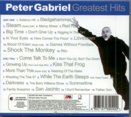Peter Gabriel - Greatest Hits (2 CD, 2008)