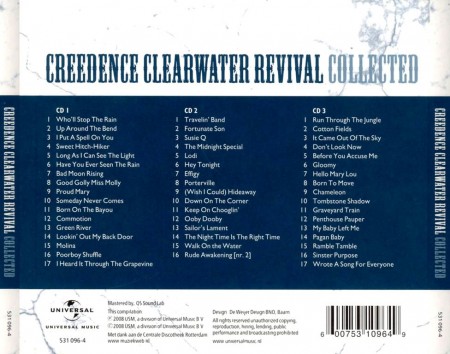 Creedence Clearwater Revival - Collected (3 CD, 2008)