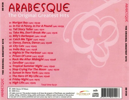 Arabesque - The Original Greatest Hits (2008)