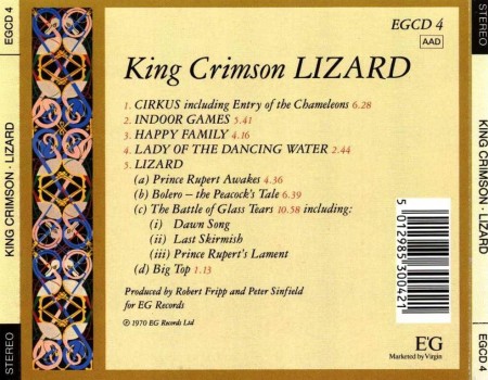 King Crimson - Lizard (1970) FLAC & MP3