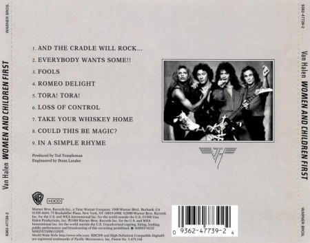 Van Halen - Women And Children First (1980) FLAC