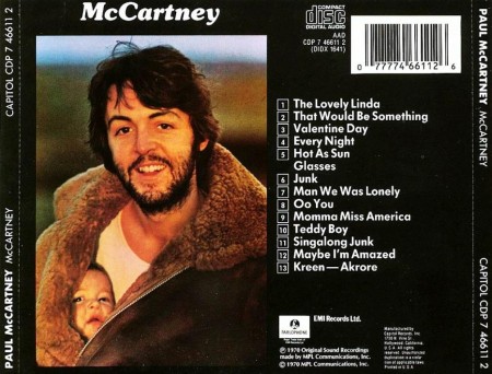 Paul McCartney - McCartney (1970)