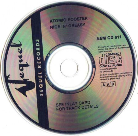 Atomic Rooster - Nice 'N' Greasy (1973/1991 Remastered) FLAC
