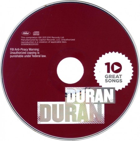 Duran Duran - 10 Great Songs (2011) FLAC