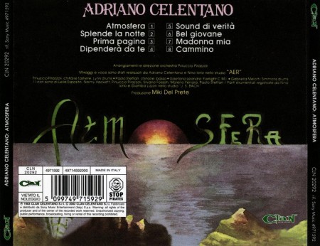 Adriano Celentano - Atmosfera (1983)