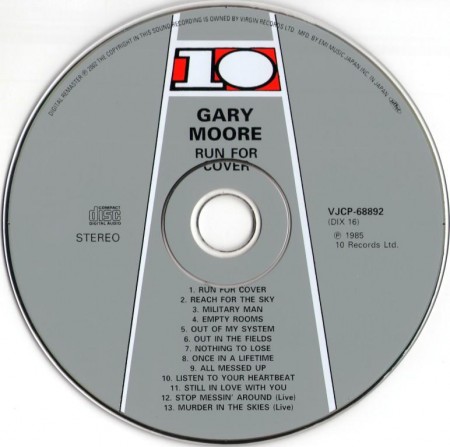 Gary Moore - Run For Cover (1985/2002 Remastered Edition) FLAC