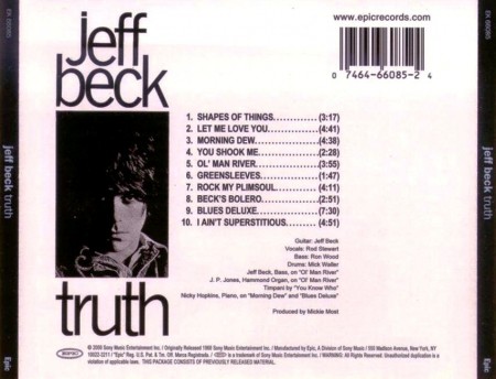 Jeff Beck - Truth (1968/2000 Remastered) FLAC