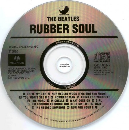 The Beatles - Rubber Soul (1965/2003) DTS 5.1 Upmix