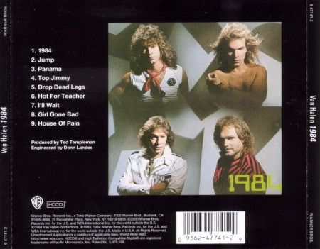 Van Halen - MCLLXXXIV/1984 (1984/2000 Remastered) MP3 & FLAC