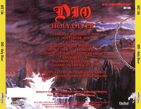 Dio - Holy Diver (1983/2012 Remastered) FLAC
