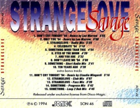 Savage - Strangelove (1994)