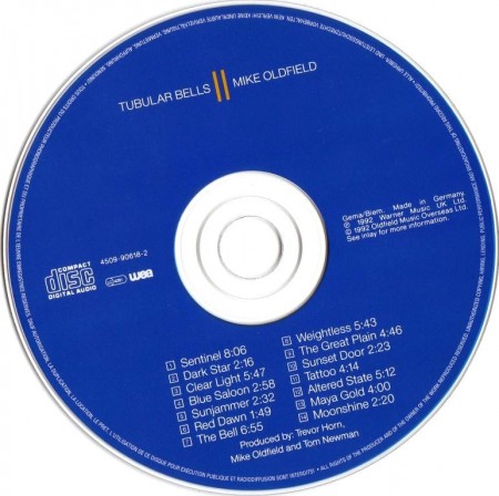 Mike Oldfield - Tubular Bells II (1992) MP3 & FLAC