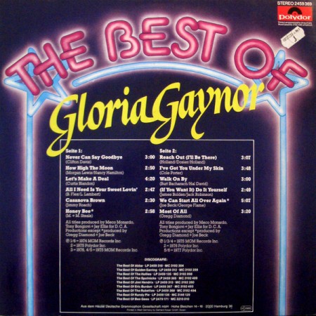 Gloria Gaynor - The Best Of (1977)