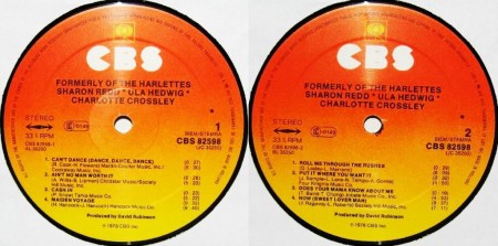 Sharon Redd, Ula Hedwig & Charlotte Crossley - Formerly Of The Harlettes (1978)