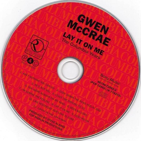 Gwen McCrae - Lay It On Me - The Columbia Years (1970-1972/2010) MP3 & FLAC