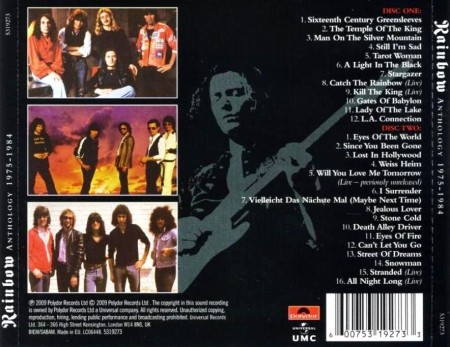 Rainbow - Anthology 1975-1984 (2 CD, 2009 Remastered)