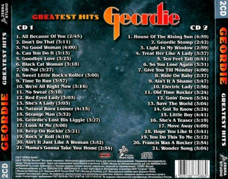 Geordie - Greatest Hits (2 CD, 2012)