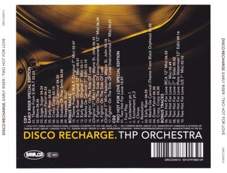 THP Orchestra - Disco Recharge: Early Riser & Two Hot For Love (Special Edition 2 CD, 2013)