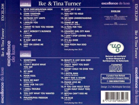 Ike And Tina Turner - 36 Shakin' Soul Standards (2 CD, 2000)
