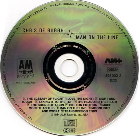 Chris De Burgh - Man On The Line (1984)