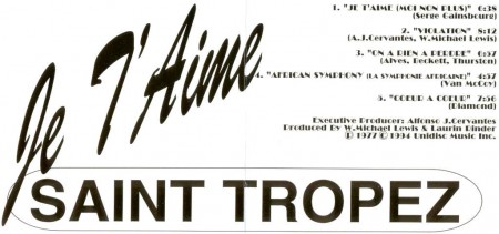 Saint Tropez - Je T'Aime (1977/1994 CD)