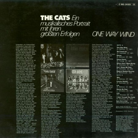The Cats - One Way Wind (1972)