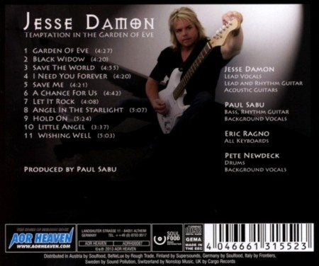 Jesse Damon - Temptation In The Garden Of Eve (2013)