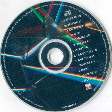 Pink Floyd - The Dark Side Of The Moon (1973/1994) FLAC