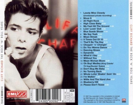Cliff Richard - The Rock 'N' Roll Years (1997) FLAC