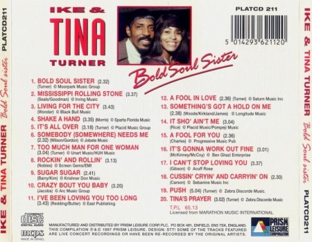 Ike & Tina Turner - Bold Soul Sister (1997)