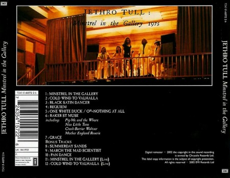 Jethro Tull - Minstrel In The Gallery (1975/2002 Remaster)